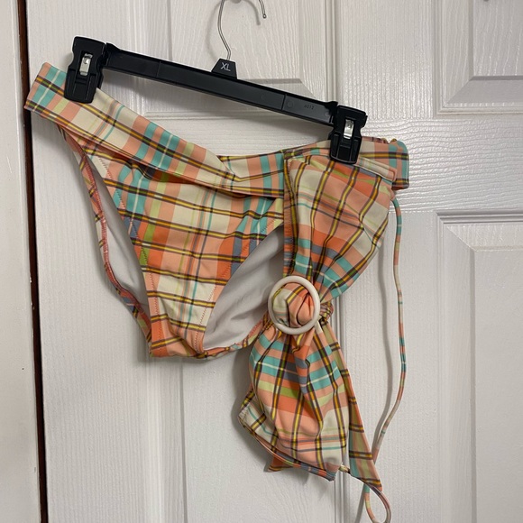 Victoria Secret plaid bandeau bikini Size L - Picture 1 of 13